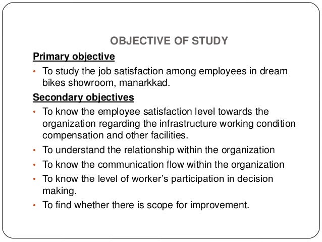 employee objective