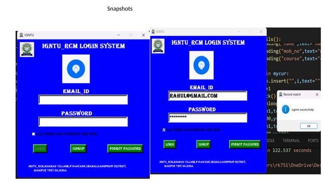 student management system by using tkinter mysql crud operation | PPTX