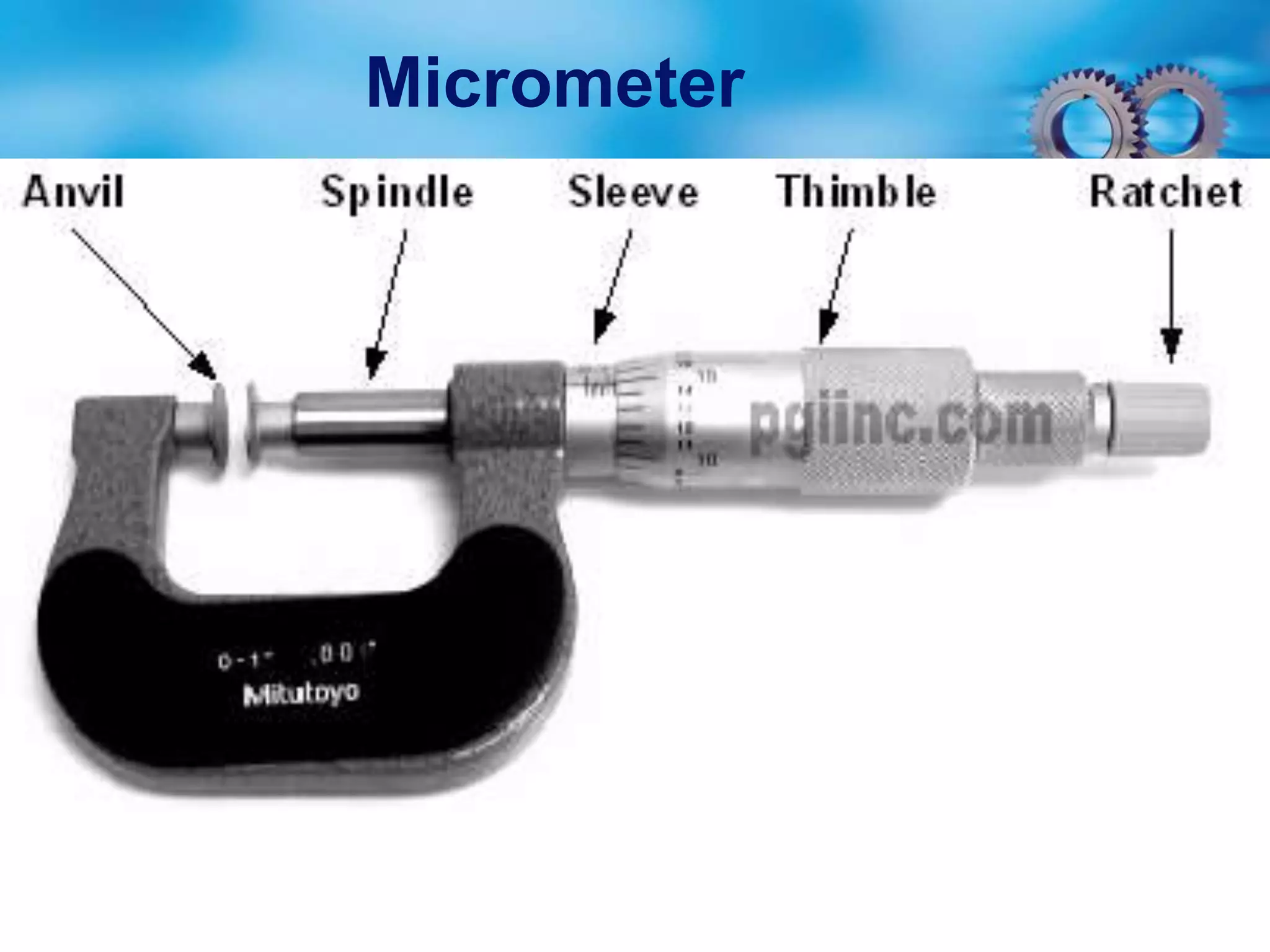 Micrometer
 