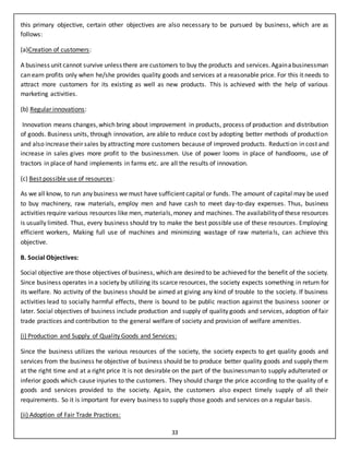 Business development summer internship project report | DOCX