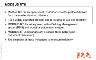 RTU vs TCP | PPTX