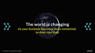 The world is changing
As your business becomes more connected,
so does your data
Neo4j Inc. All rights reserved 2024
3
 