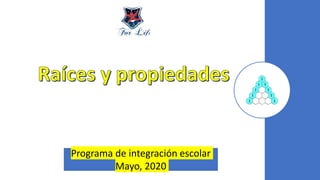 Programa de integración escolar
Mayo, 2020
 