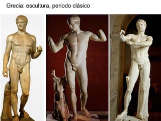 Grecia: escultura, periodo clásico
 
