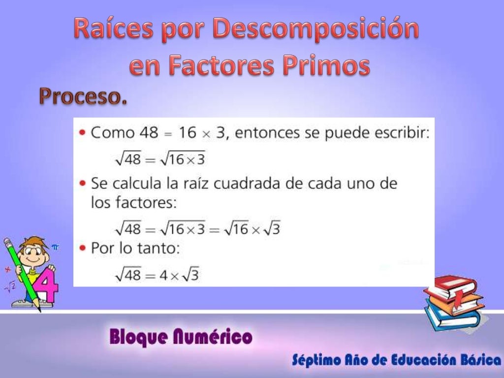 Raíces por Medio de Descomposición de Factores