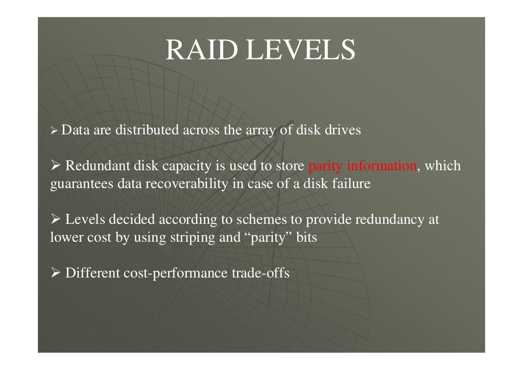 Understanding Raid Levels Raid 0 Raid 1 Raid 2 Raid 3 Raid 4 Ra Understanding Raid Levels Raid 0 Raid 1 Raid 2 Raid 3 Raid 4 Ra