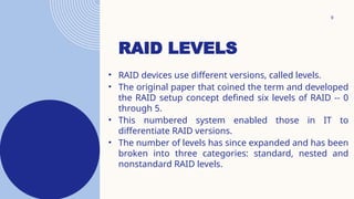 Comprehensive Overview of RAID Technology and Its Levels for Data ...