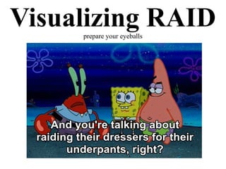 Visualizing RAIDprepare your eyeballs
 