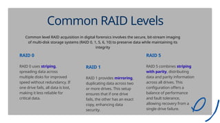 Comprehensive Guide to RAID Acquisition in Digital Forensics | PPTX
