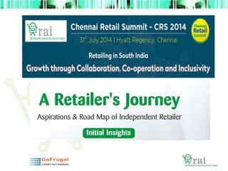 Aspirations and Road Map for Emerging Retailers