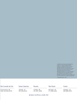 © 2009 Siemens Product Lifecycle Management
Software Inc. Todos os direitos reservados.
A Siemens e o logotipo da Siemens são marcas
registradas da Siemens AG. Teamcenter, NX,
Solid Edge, Tecnomatix, Parasolid, Femap, I-deas e
Velocity Series são marcas comerciais e marcas
registradas da Siemens Product Lifecycle
Management Software Inc. ou de suas subsidiárias
nos Estados Unidos e em outros países. Todos os
outros logotipos, marcas comerciais, marcas
registradas ou marcas de serviço mencionados neste
documento pertencem aos respectivos proprietários.
1100-W29-BR 4639 11/09 C

 