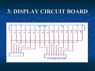 3: DISPLAY CIRCUIT BOARD3: DISPLAY CIRCUIT BOARD
 