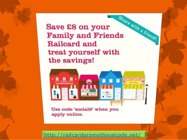 Promotional code for railcard Senior Railcard discount code / £20 OFF 3-year and 10% OFF 1-year exclusive online offers. Senior Railcard holders for over 60s enjoy 1/3 OFF train tickets in Britain. SAVE £* and more with unlimited savings on rail journeys. Save online with the latest deals, discounts, promotions and offers!