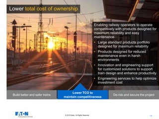 Energizing a sustainable rail industry | PPTX