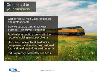 Energizing a sustainable rail industry | PPTX