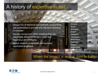Energizing a sustainable rail industry | PPTX