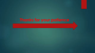 Thanks for your patience
 