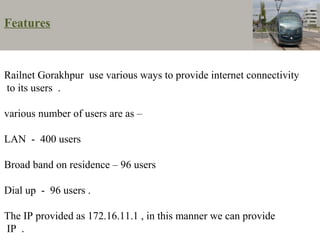 Rail-net Indian railway internet | PPT