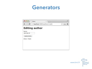 www.tinci.fr
Generators
 