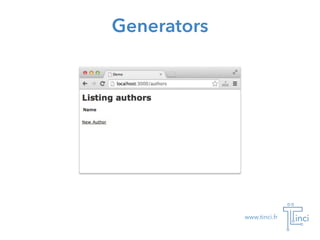 www.tinci.fr
Generators
 