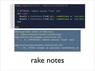 rake notes