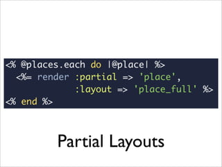 Partial Layouts