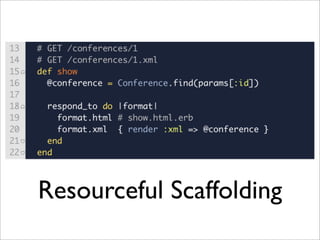 Resourceful Scaffolding