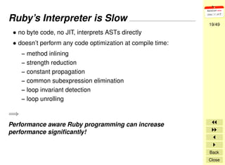 Rails Application Optimization Techniques & Tools
