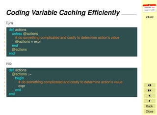 Rails Application Optimization Techniques & Tools