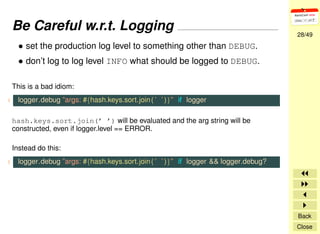 Rails Application Optimization Techniques & Tools