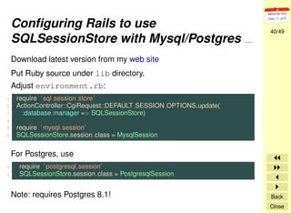 Rails Application Optimization Techniques & Tools