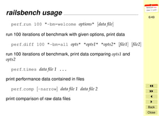 Rails Application Optimization Techniques & Tools