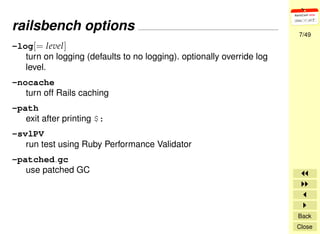 Rails Application Optimization Techniques & Tools