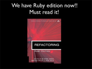 We have Ruby edition now!!
Must read it!
 