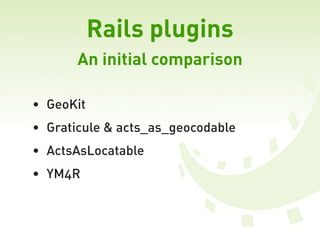 Rails Gis Hacks