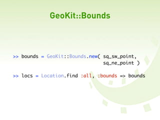 Rails Gis Hacks