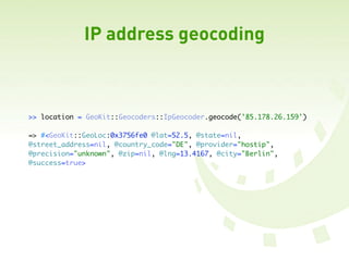 Rails Gis Hacks