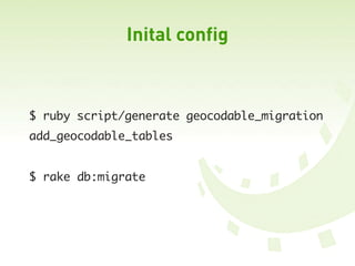 Rails Gis Hacks