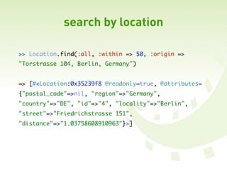 Rails Gis Hacks