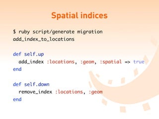 Rails Gis Hacks