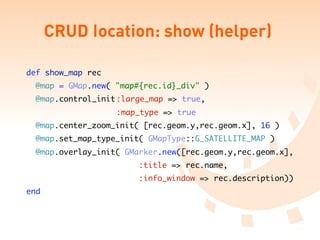 Rails Gis Hacks