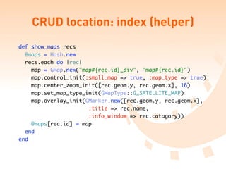 Rails Gis Hacks
