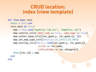 Rails Gis Hacks
