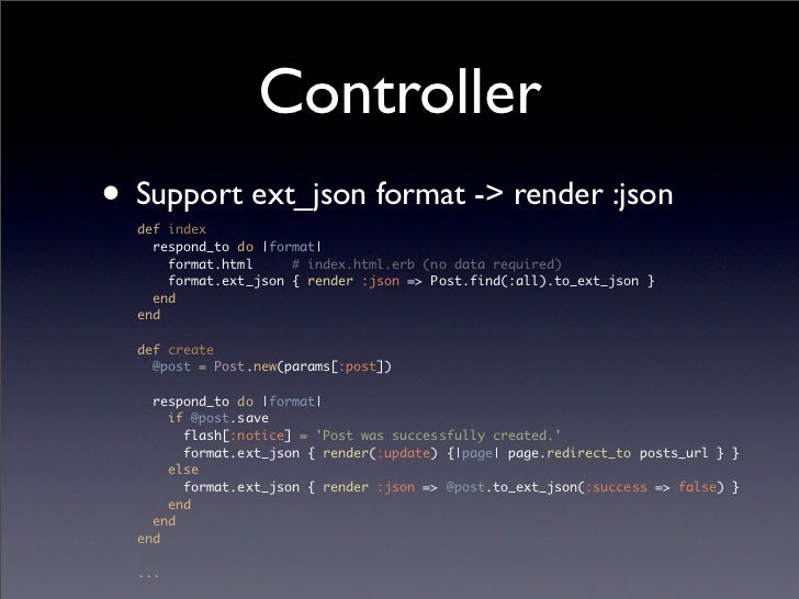 rails gui development with ext js ext format
