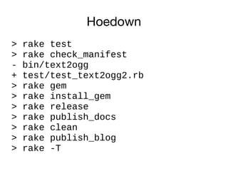 Rails Plugins 2 Hoe