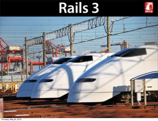 Rails 3




© Richard Piacentini et Laurent Julliard 2010 - Nuxos Group
Thursday, May 20, 2010
 