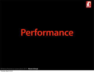 Performance


© Richard Piacentini et Laurent Julliard 2010 - Nuxos Group
Thursday, May 20, 2010
 