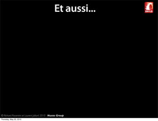 Et aussi...




© Richard Piacentini et Laurent Julliard 2010 - Nuxos Group
Thursday, May 20, 2010
 