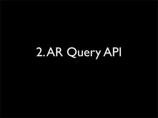 2. AR Query API
 
