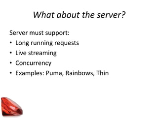 Rails 4 & server sent events | PDF